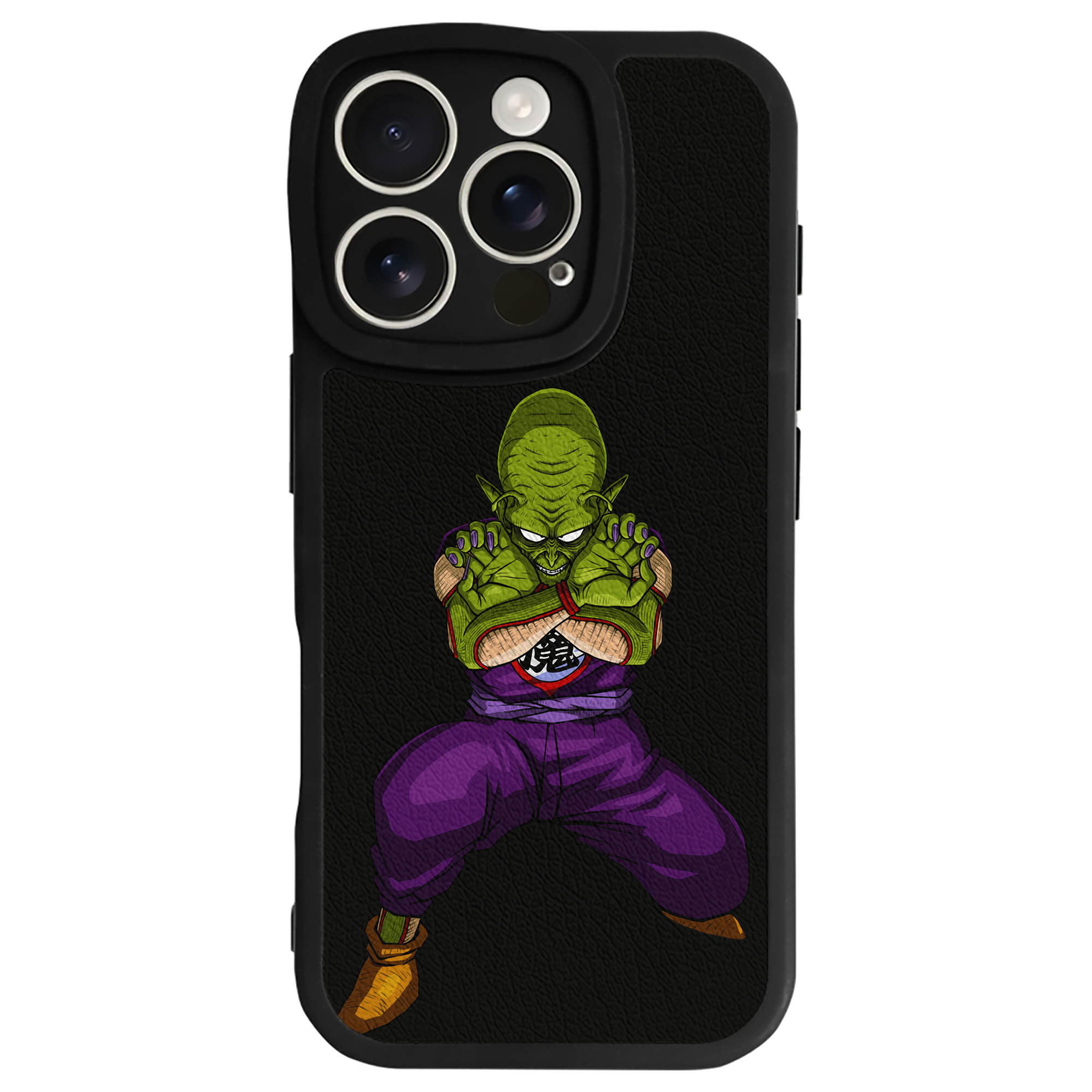 （画像用） ドラゴンボール DRAGON BALL 【iPhone 16シリーズ対応】シリコンスマホケース（レザー調） 材質：シリコン